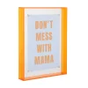 Present time - Photo frame Gayo Large acrylic bright orange