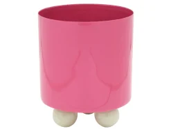 Present time - Plant pot Double Funky small bright pink w. soft green