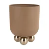 Present time - Plant pot Estilo small mocha brown