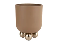 Present time - Plant pot Estilo small mocha brown