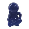 Present time - Statue Amigo Sitting large cobalt blue