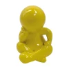 Present time - Statue Amigo Sitting medium citrine yellow