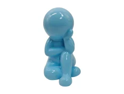 Present time - Statue Amigo Dreaming medium soft blue