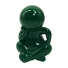 Present time - Statue Amigo Sitting medium retro green