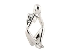 Present time - Statue Dreaming polyresin chrome plated
