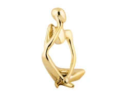 Present time - Statue Imagine polyresin gold plated