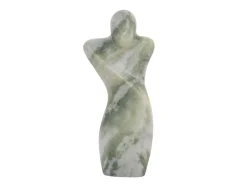 Present time - Statue Male abstract marble himalayan green