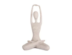 Present time - Statue Stretched Lotus light grey