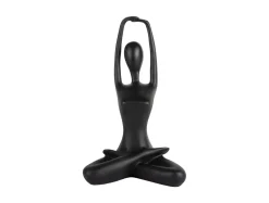 Present time - Statue Stretched Lotus black