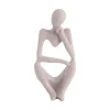 Present time - Statue Wondering polyresin light grey