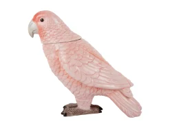 Present time - Storage jar Bird soft pink
