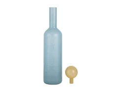 Present time - Vase Alegre Botellin large soft blue w. soft yellow