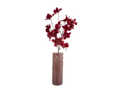 Present time - Vase Bird On Branch large soft pink