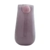 Present time - Vase Bolita glass medium soft purple w. soft pink