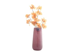 Present time - Vase Bolita glass large soft pink w. soft purple