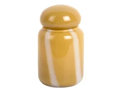 Present time - Vase Dulce Raya small ochre yellow
