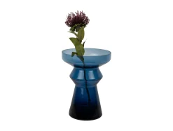 Present time - Vase Majesto blue