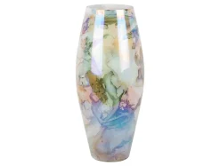 Present time - Vase Melange cone pearly jungle green