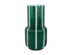 Present time - Vase Rayado Retro high retro green