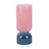 Present time - Vase Variado Colores medium faded pink w. dark blue