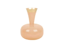Present time - Vase Yara enamel peach orange