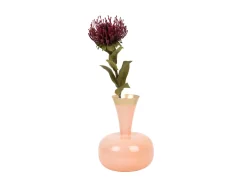 Present time - Vase Yara enamel peach orange