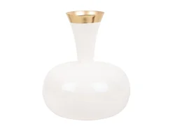 Present time - Vase Yara large enamel white