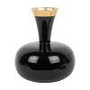Present time - Vase Yara large enamel black