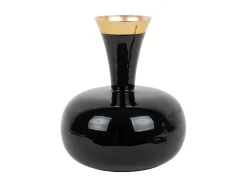 Present time - Vase Yara large enamel black