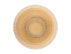 Present time - Votive Chique Ribbed large glass latte brown