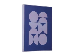 Present time - Wall art Geo Abstracto cobalt blue