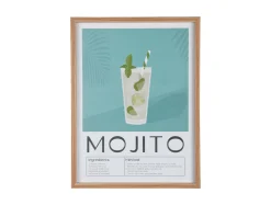 Present time - Wall art Mojito green
