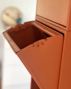 ReCollector - Affaldssortering, affaldsbeholder, Nordic Sunset, Rødbrun