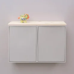 ReCollector - Svævehylder i fyrretræ - Hvid olie