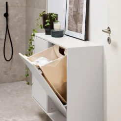 ReCollector - Vasketøjskurv, Hvid, Brilliant White, bæredygtig