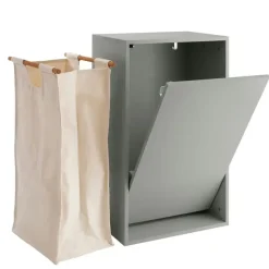 ReCollector - Vasketøjskurv, Iron Blue, bæredygtig