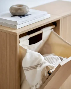 ReCollector - Vasketøjskurv - Væghængt Vasketøjsboks - Eg