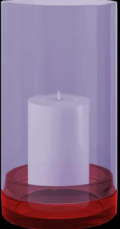 Remember - Glas lanterne "Lucius" - Large - Violet