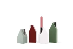 Remember - Husformede lysestage - sæt med 4 stk