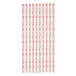 Royal Series - Sugerør med flag, genanvendelige - 10 stk.