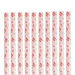 Royal Series - Sugerør med flag, genanvendelige - 10 stk.