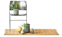 Rug Solid - Bomuldstæppe, amber - 65x135 cm.