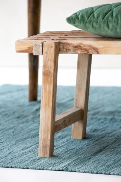 Rug Solid - Bomuldstæppe, jade - 140x200 cm.