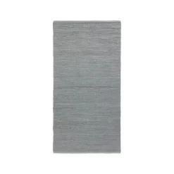Rug Solid - Bomuldstæppe, light grey - 60x90 cm - lysegrå