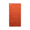 Rug Solid - Bomuldstæppe, orange - 75x200 cm.