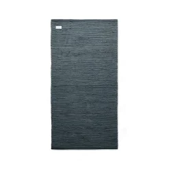Rug Solid - Bomuldstæppe, steel grey - 60x90 cm.