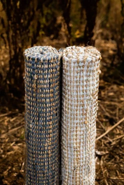 Rug Solid - Tæppe jute læder, graphite - 75x200 cm.