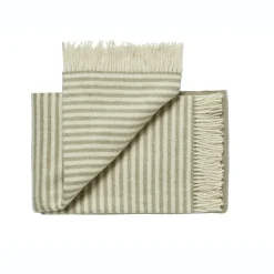 Silkeborg Uldspinderi - Plaid - Bogø - Light Green/Lys Grøn - 140x240 cm