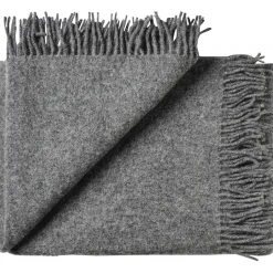 Silkeborg Uldspinderi - Plaid - Athen - Dark Nordic Grey / Mørke Grå - 130x200 cm