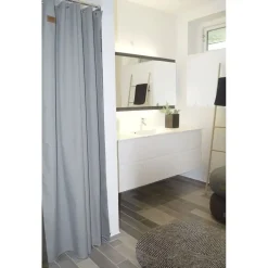 Skriver Collection - Badeforhæng - Orlando - Lysegrå - 150x200 cm